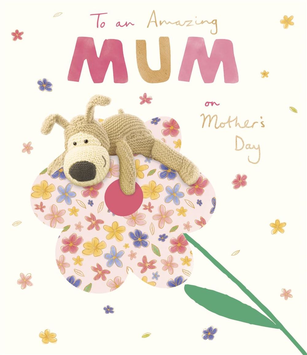 Boofle on Flower Design Mother's Day Card