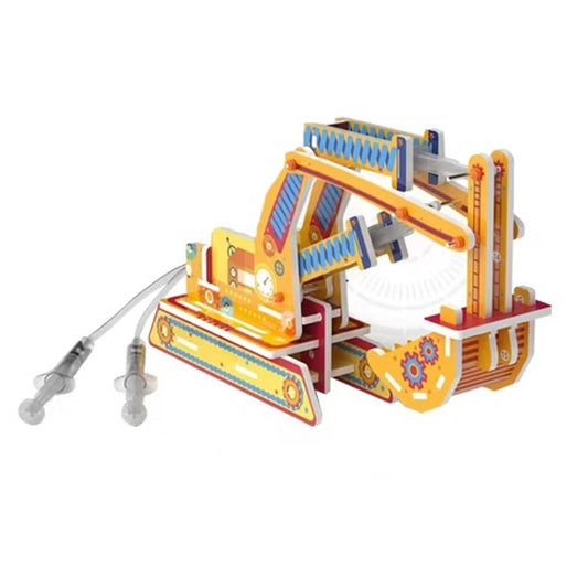 Hydraulic Excavator DIY Stem Toy with Instruction Book