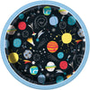 Pack of 8 Outer Space Theme Round 7" Dessert Plates