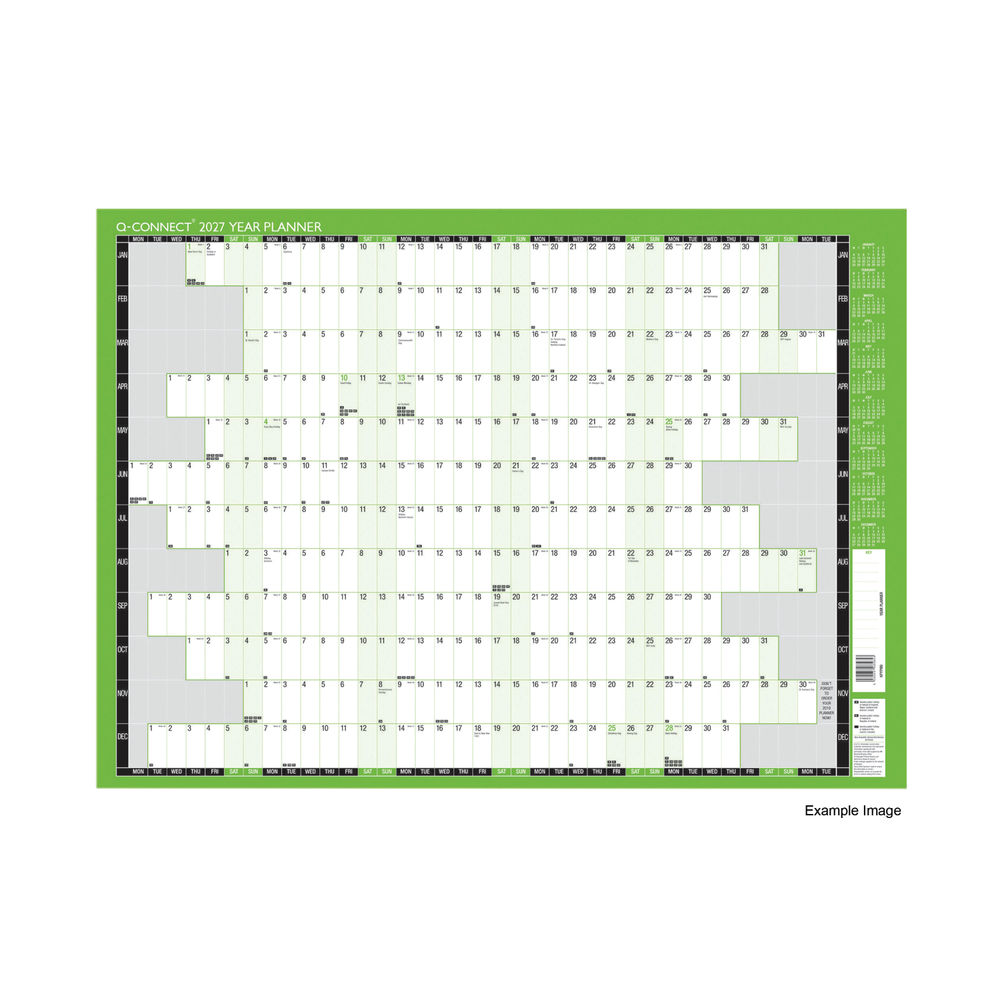 2027 Year Planner Unmounted - 855 x 610mm KFYPU27