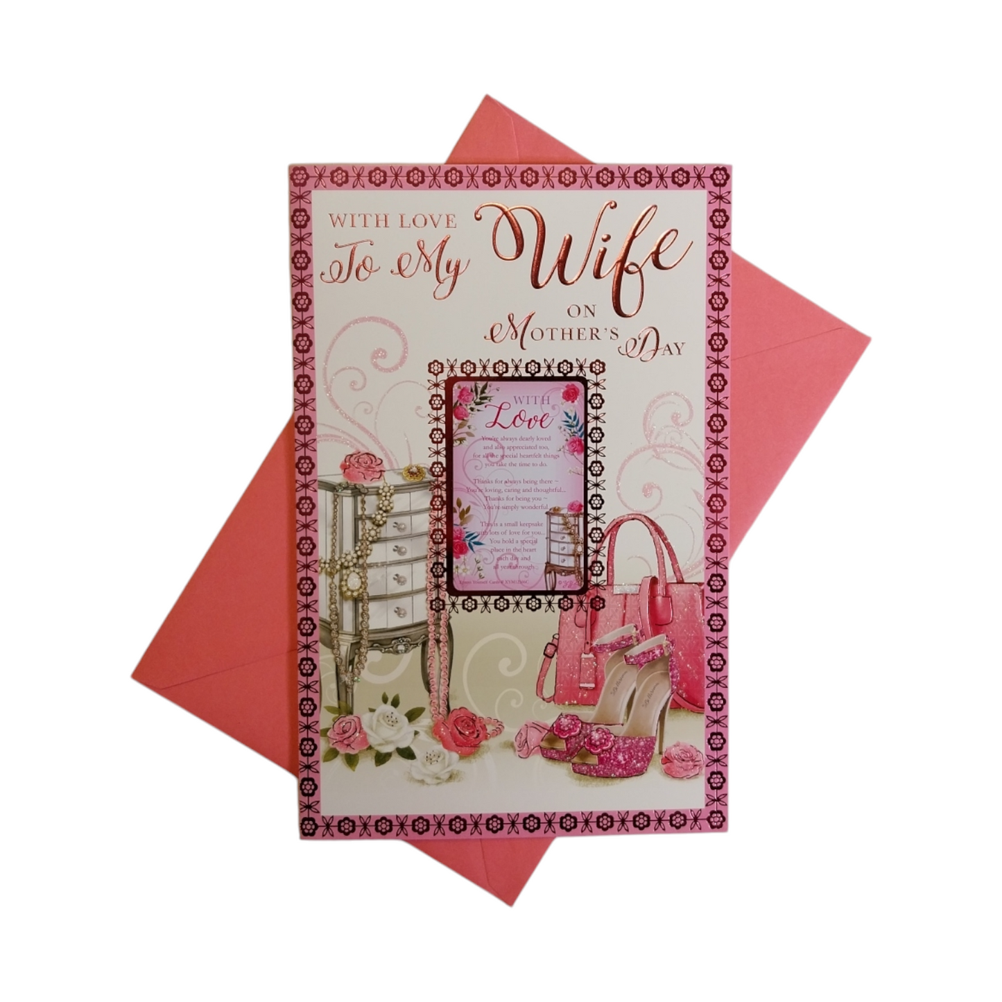 For A Special Wife Shoes And Purse Design Mother's Day Card