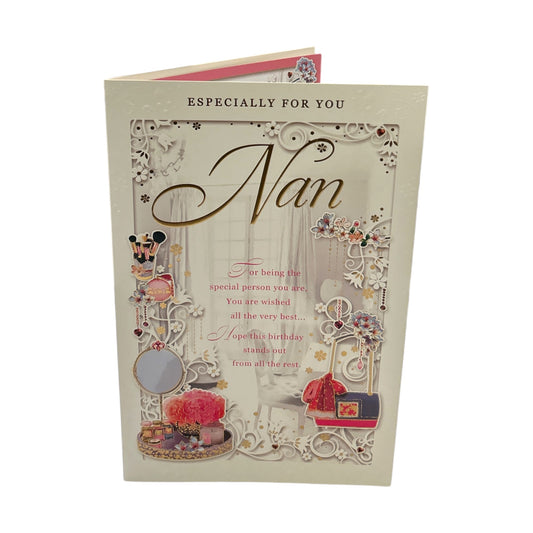 Nan Birthday Opacity Card