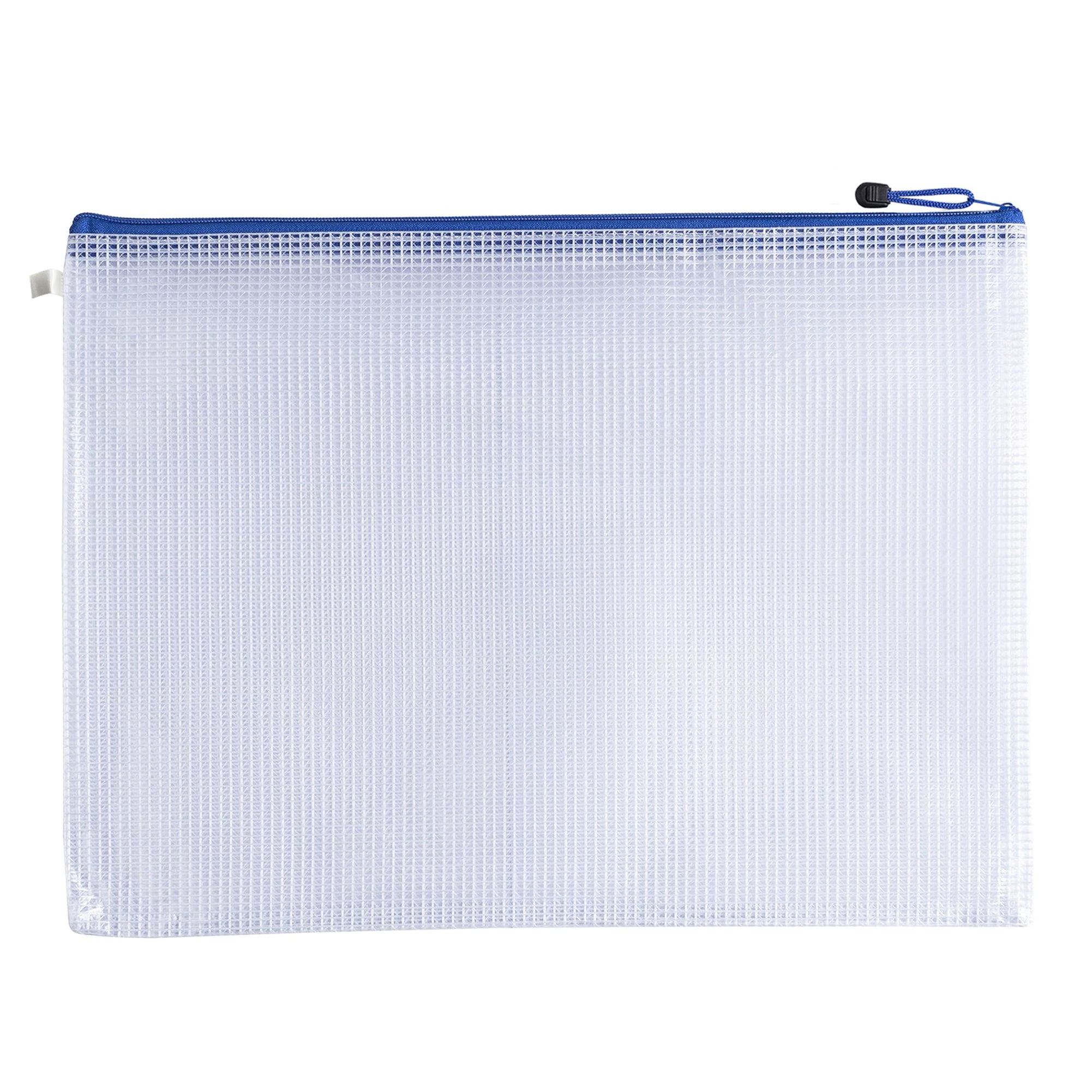 Pack of 24 A5 Blue Zip Strong Mesh Bags - Tough Waterproof Storage ...