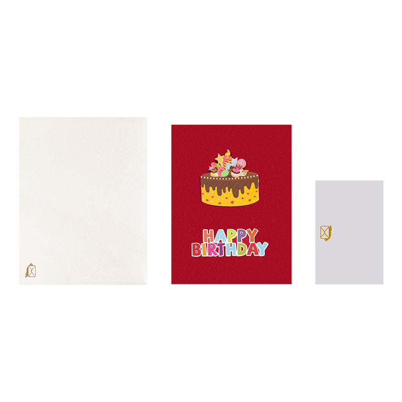 Sweet Celebration 3D Cake Pop Up Birthday Card