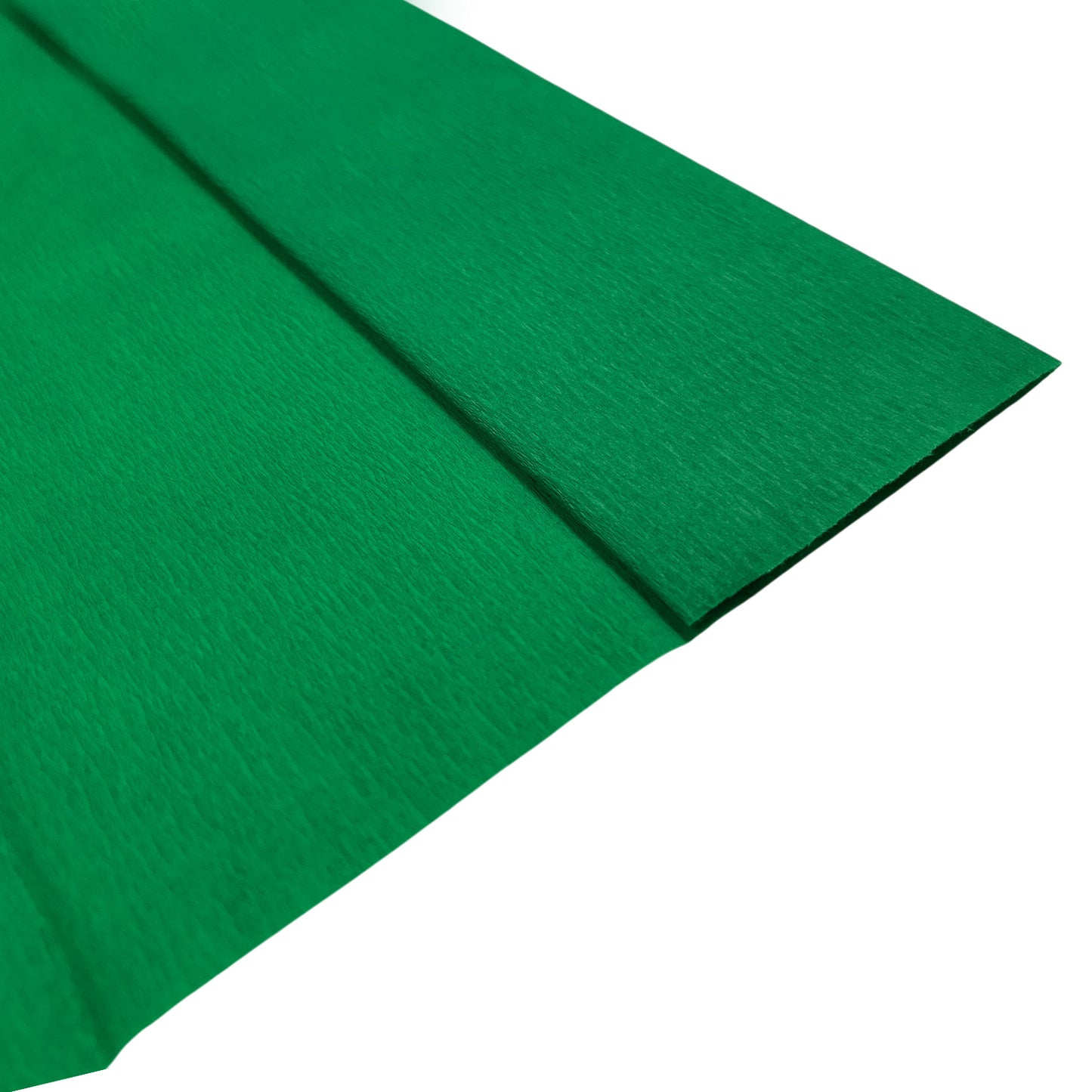 Pack of 5 Dark Green Crepe Paper Sheets 50cm x 2m 17GSM 35% Stretch Craft Paper