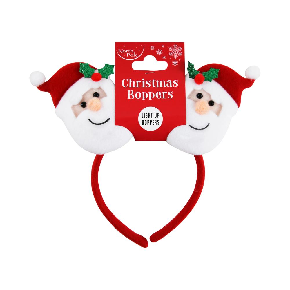 Santa Light Up Christmas Boppers