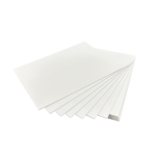 Pack of 10 A4 5mm White Foam Boards – 210 x 297mm