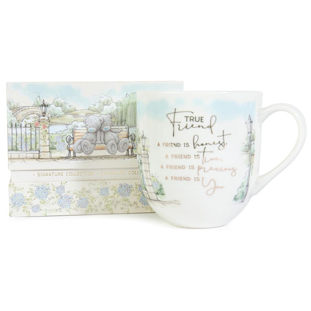Me to You Tatty Teddy Luxury Bone China Mug for A True Friend Presented in Satin Lined Gift Box Signature Collection