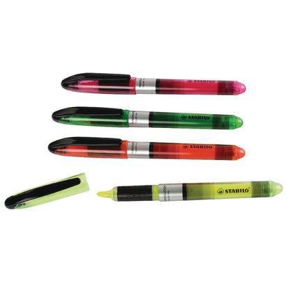 Pack of 4 Stabilo Navigator Assorted Highlighters