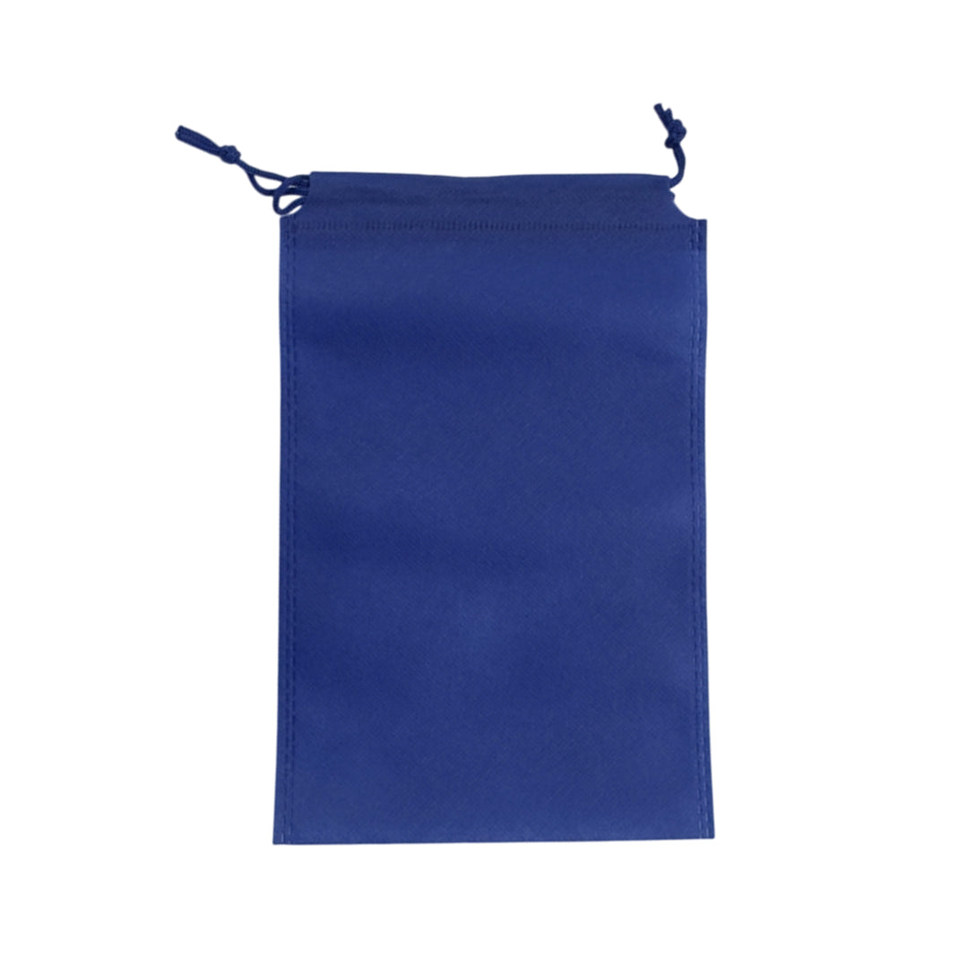 Pack of 100 Blue Coloured 35x25cm Non-Woven Drawstring Bags
