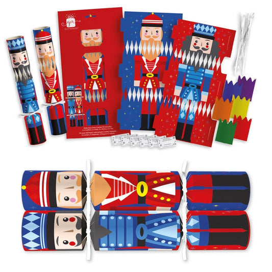 Make Your Own Christmas Dinner Cracker kit with a Nutcracker Theme