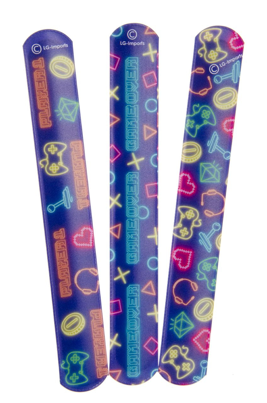 Pack of 36 Gamer Snap Bracelets