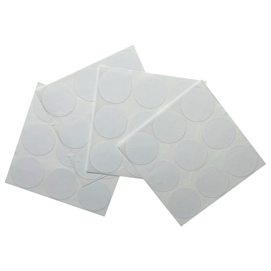 Pack of 72 White 29mm Round Labels - Stickers