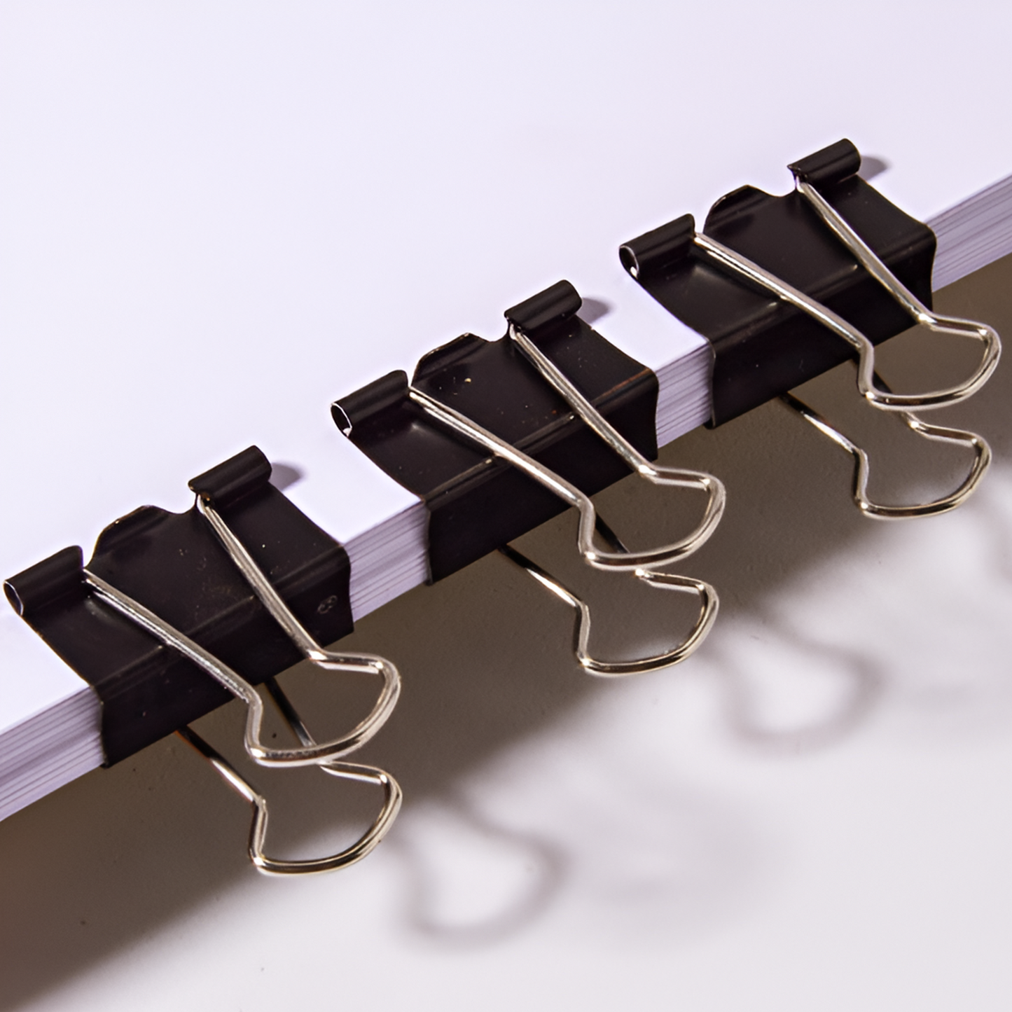 Pack of 48 Black 51mm Foldback Binder Clips