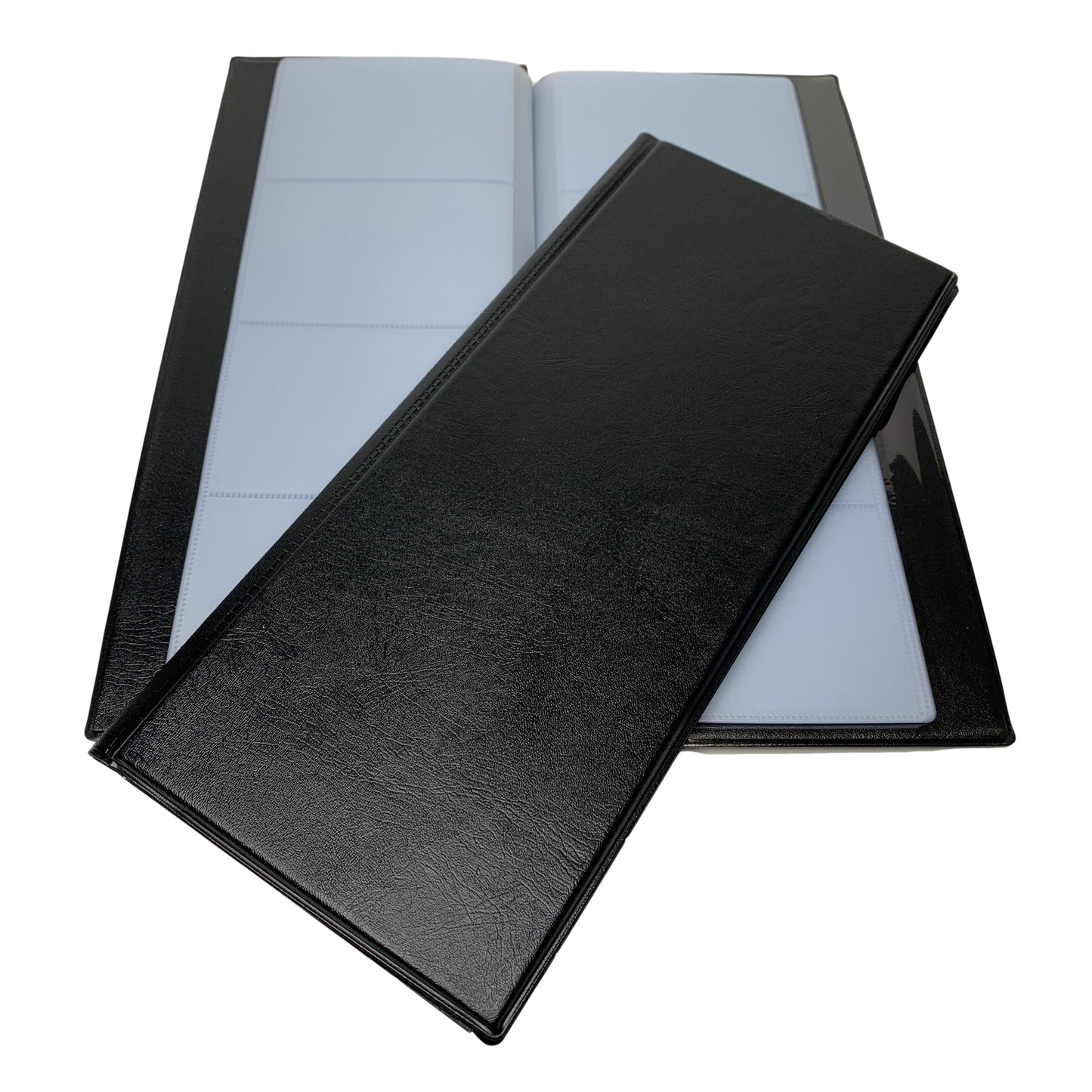 80 Pocket Black Name Business Card Holder by Janrax