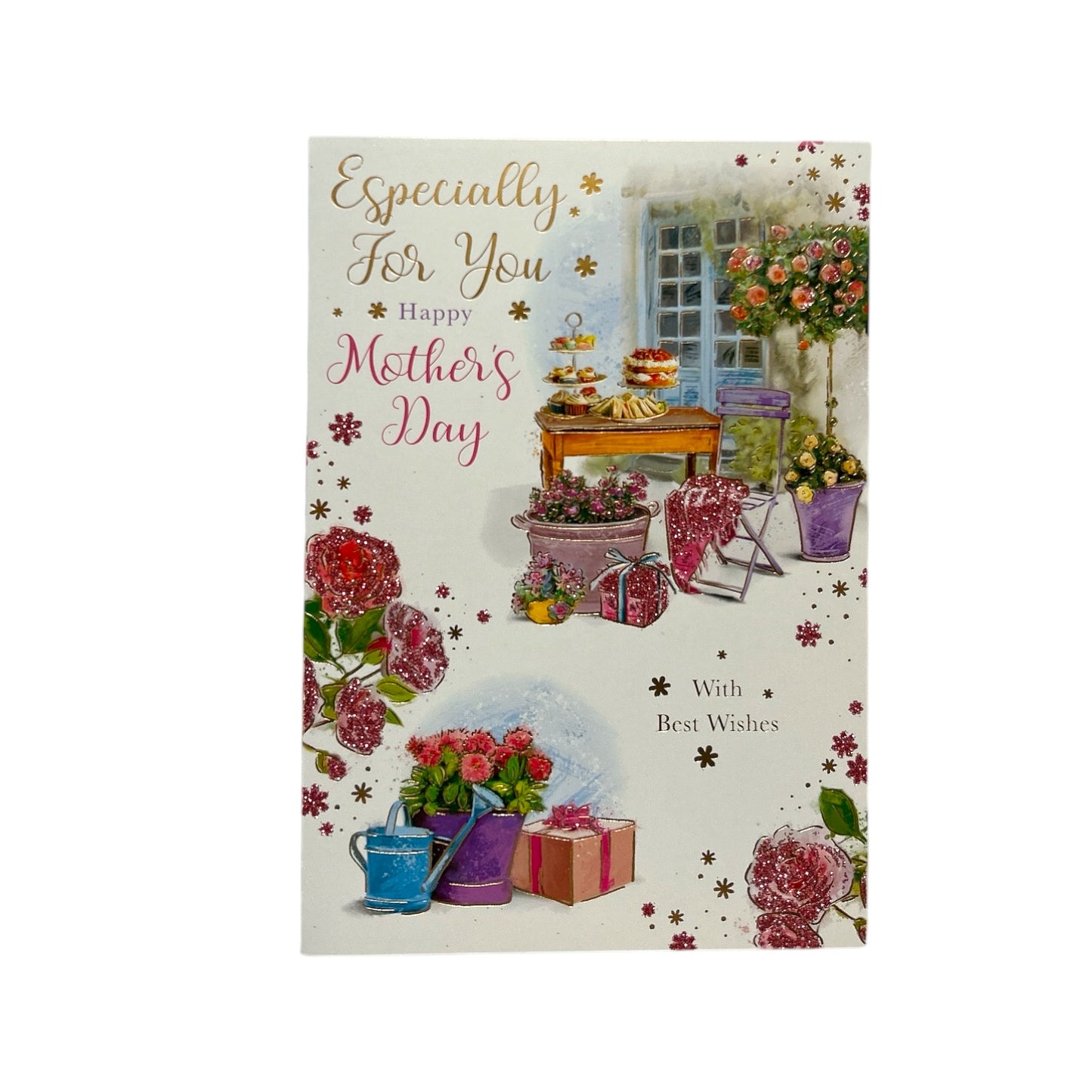 Especially For You Garden Scene Design Mother's Day Card