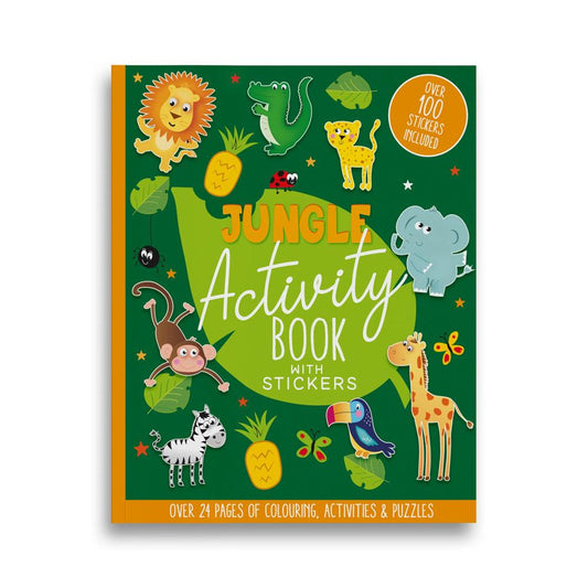 24 Pages Jungle Activity Book with Stickers