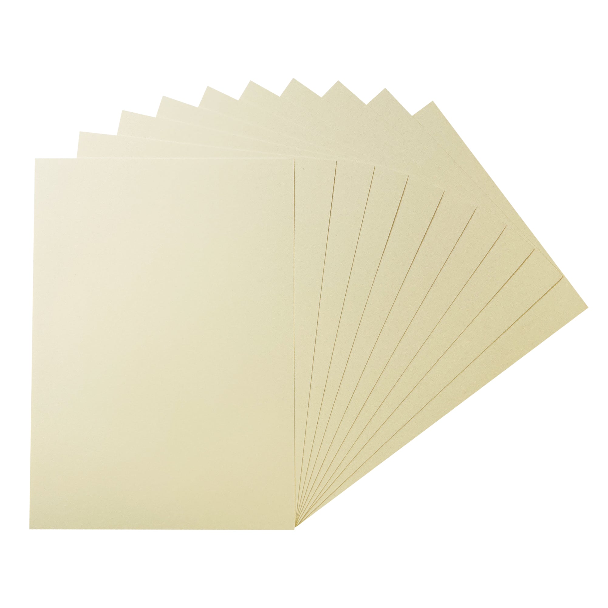 Pack of 50 A5 Ivory Coloured Card 160gsm Sheets– Choice Wholesale