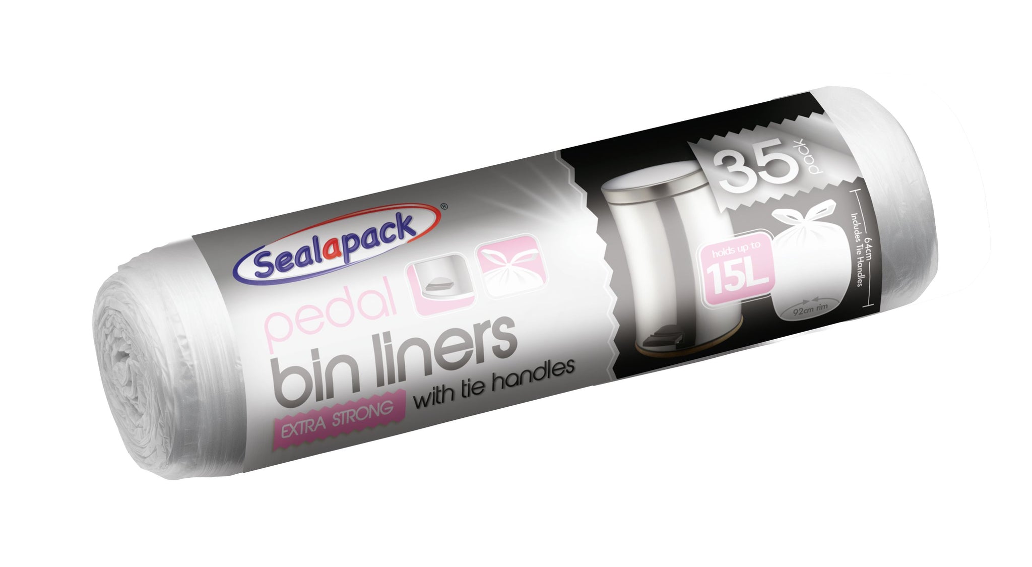 Pack of 35 Fragrance Free Pedal Bin Liners
