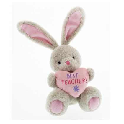 For Best Teacher Medium Bebunni Rabbit Sitting With Heart 16 cms 