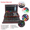 Pack of 142 Artists Art Paint Set in a Wooden Case with Handle