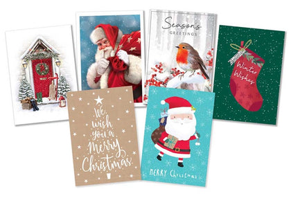 Box of 30 Christmas Cards Bumper Pack