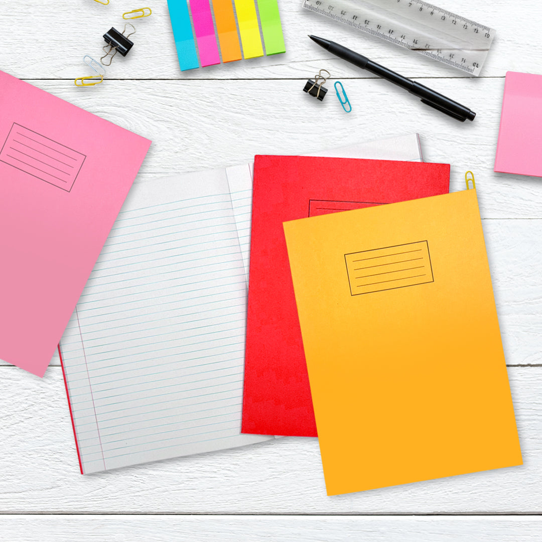 Janrax A4 White 80 Pages Feint and Ruled Exercise Book