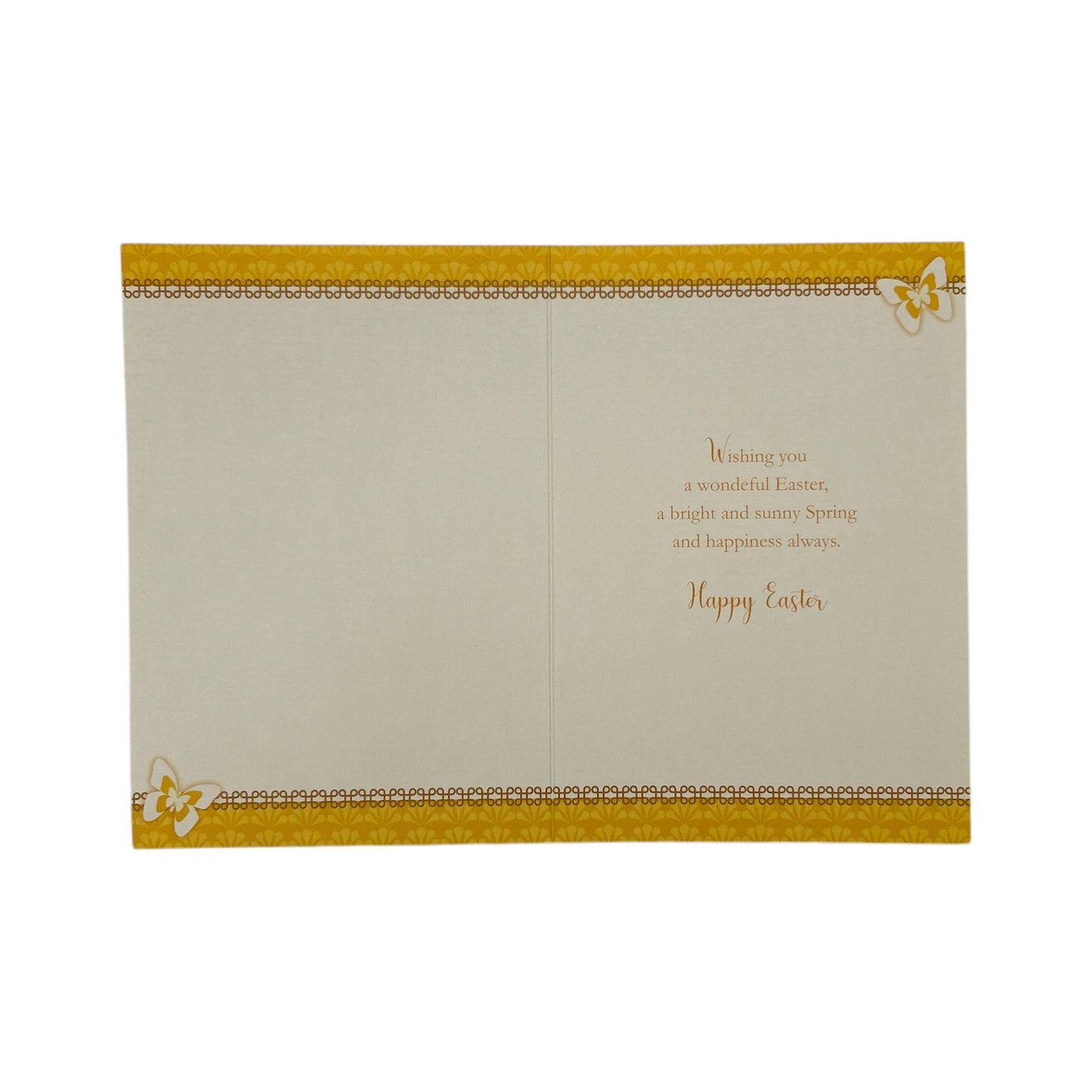 Thinking Of You White Daffodil Flowers Design Easter Card