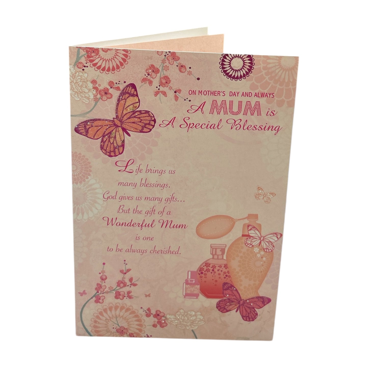 On Mother's Day And Always A Mum Special Blessing Greeting Card