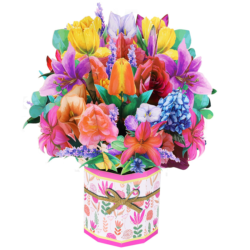 A Blooming Surprise 3D Pop Up Greeting Card