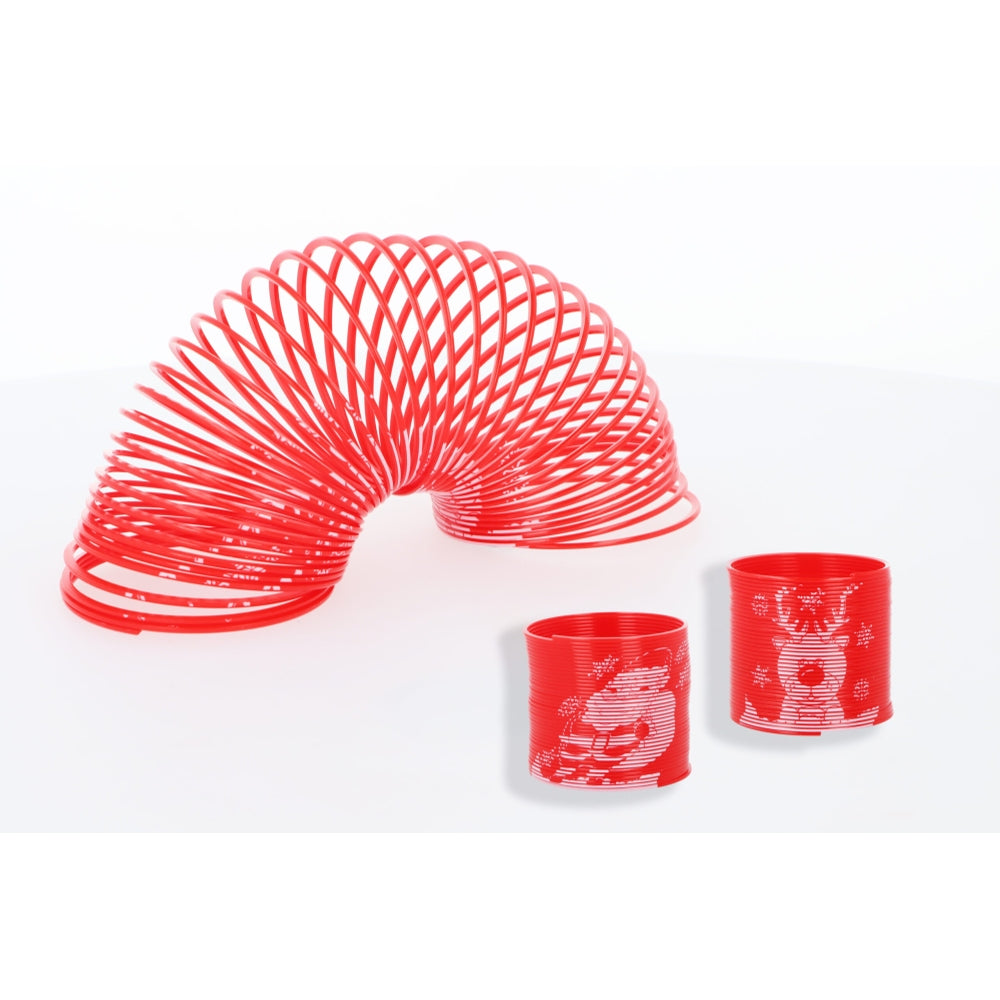 Pack of 12 Red Christmas Springs 6.5cm