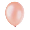 Pack of 8 Rose Gold 12" Premium Pearlised Balloons