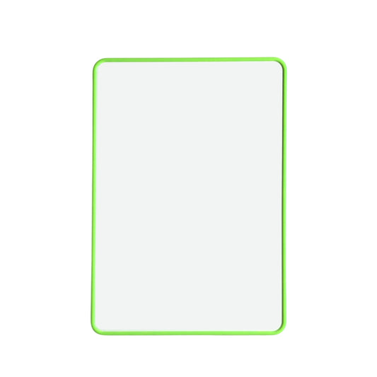 A4 Double Sided Magnetic Erasable MDF Plain Whiteboard With Green Border