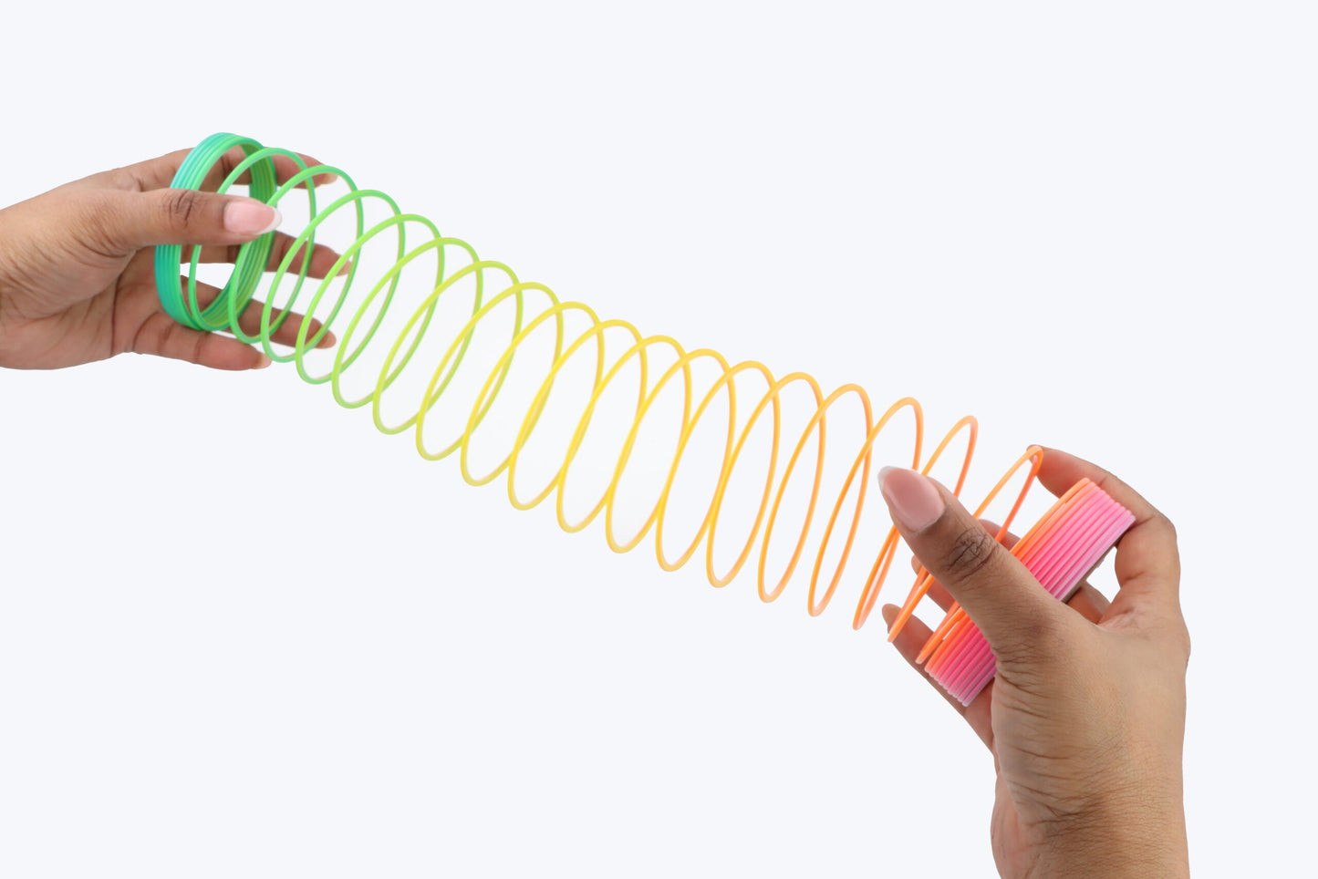 Rainbow Colour Magic Slinky Spring 7.5cm