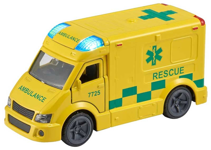 Single Police Car OR Ambulance Light & Sound Emergency Response Vehicle