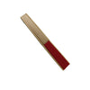 Red Paper Foldable Hand Held Bamboo Wooden Fan by Parev