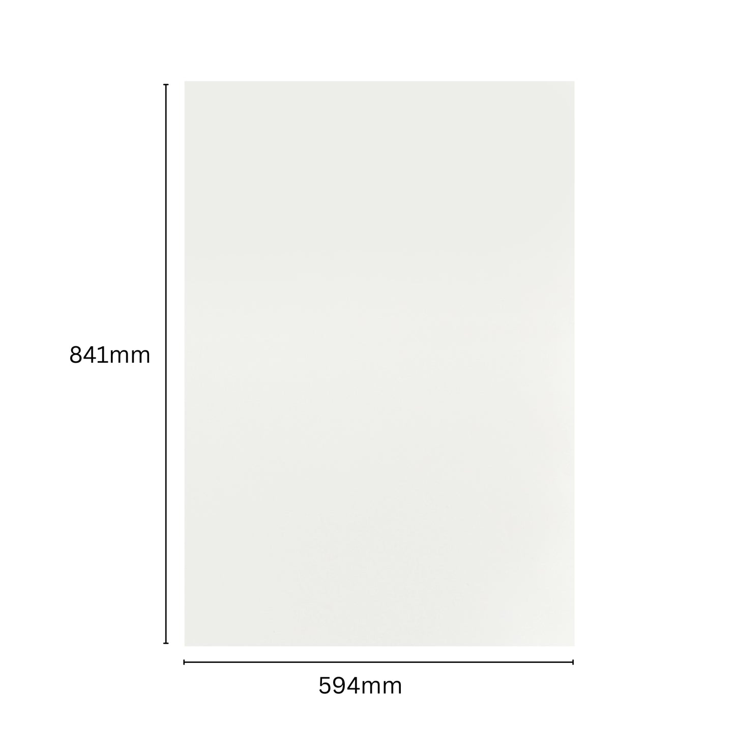 Pack of 10 A1 5mm White Foam Boards – 594 x 841mm