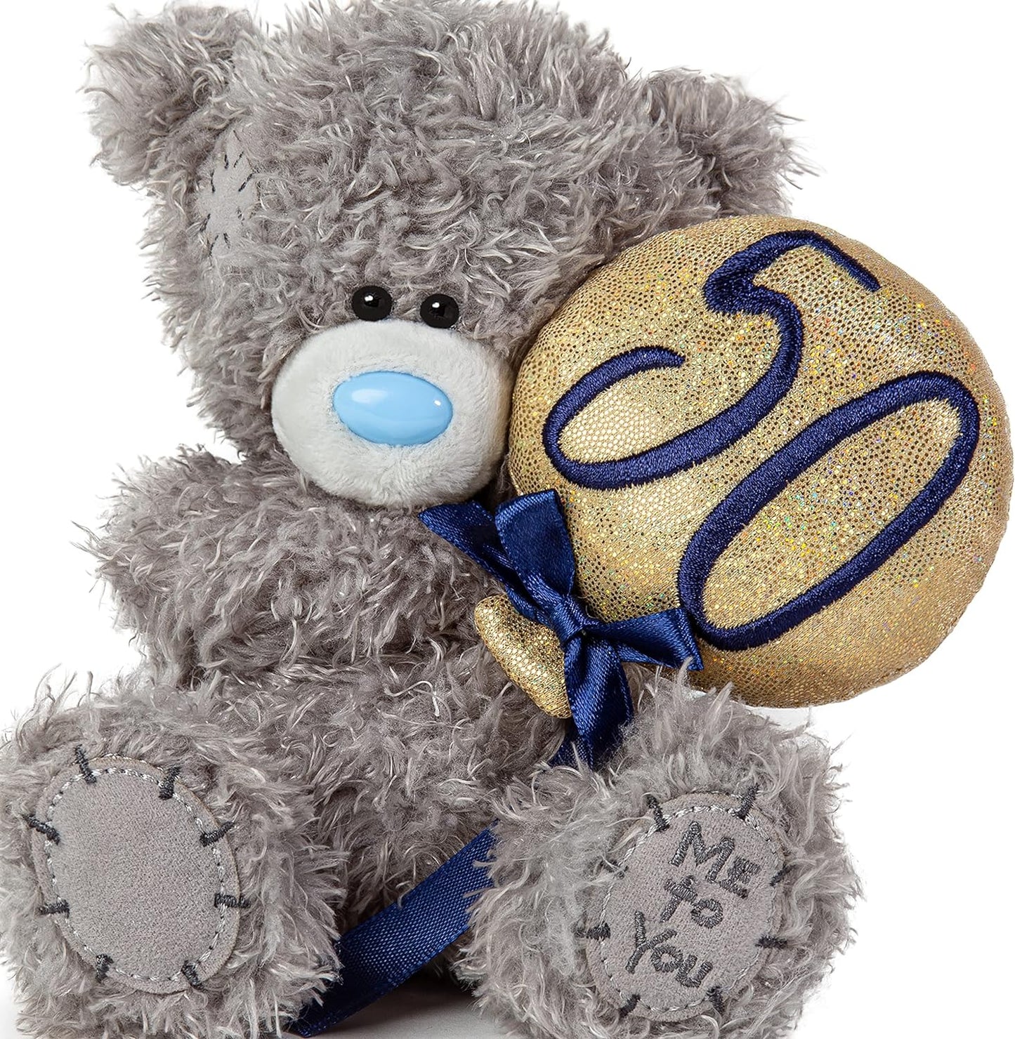 Me to You Tatty Teddy 50th Birthday Bear Holding a 50 Balloon 
