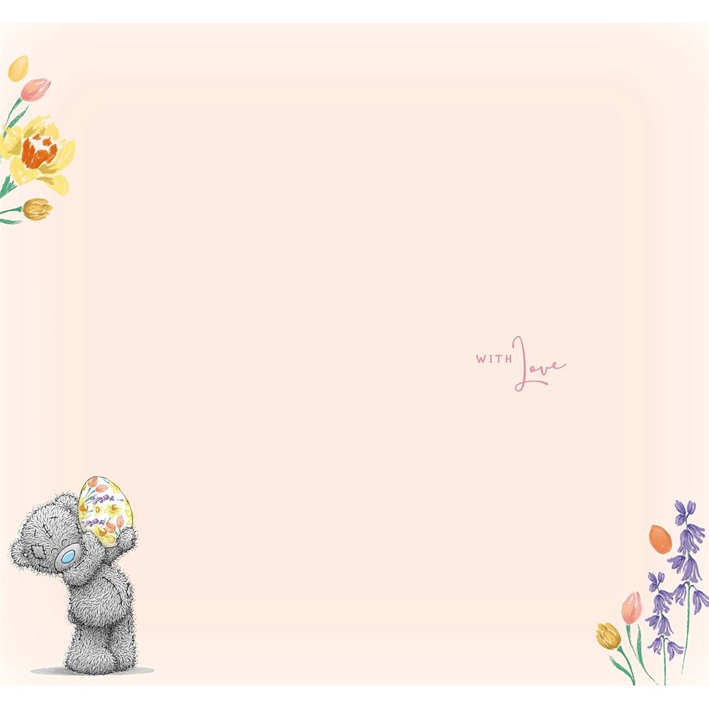 Bear With Basket Son Easter Card