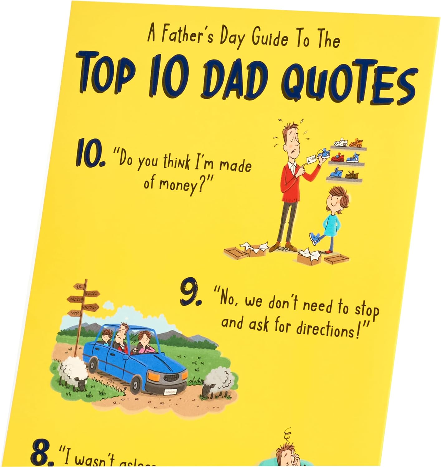 Top 10 Quotes Design For Dad Father's Day Card
