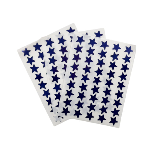 Pack of 1620 Blue Foil 15mm Self-Adhesive Stars