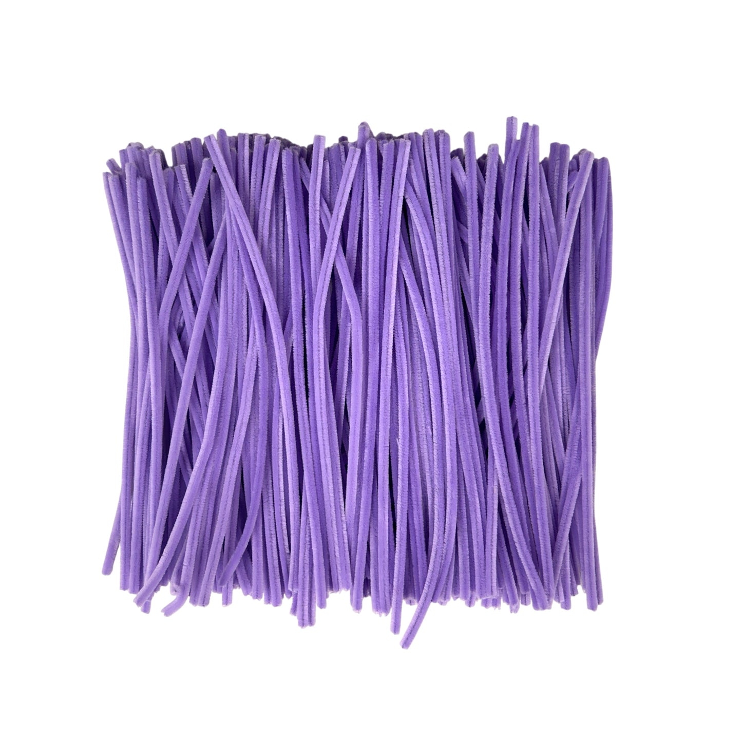 Pack of 250 Pastel Purple Coloured Pipe Cleaners 30cm x 6mm Craft Chenille Stems