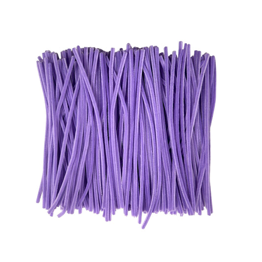 Pack of 250 Pastel Purple Coloured Pipe Cleaners 30cm x 6mm Craft Chenille Stems