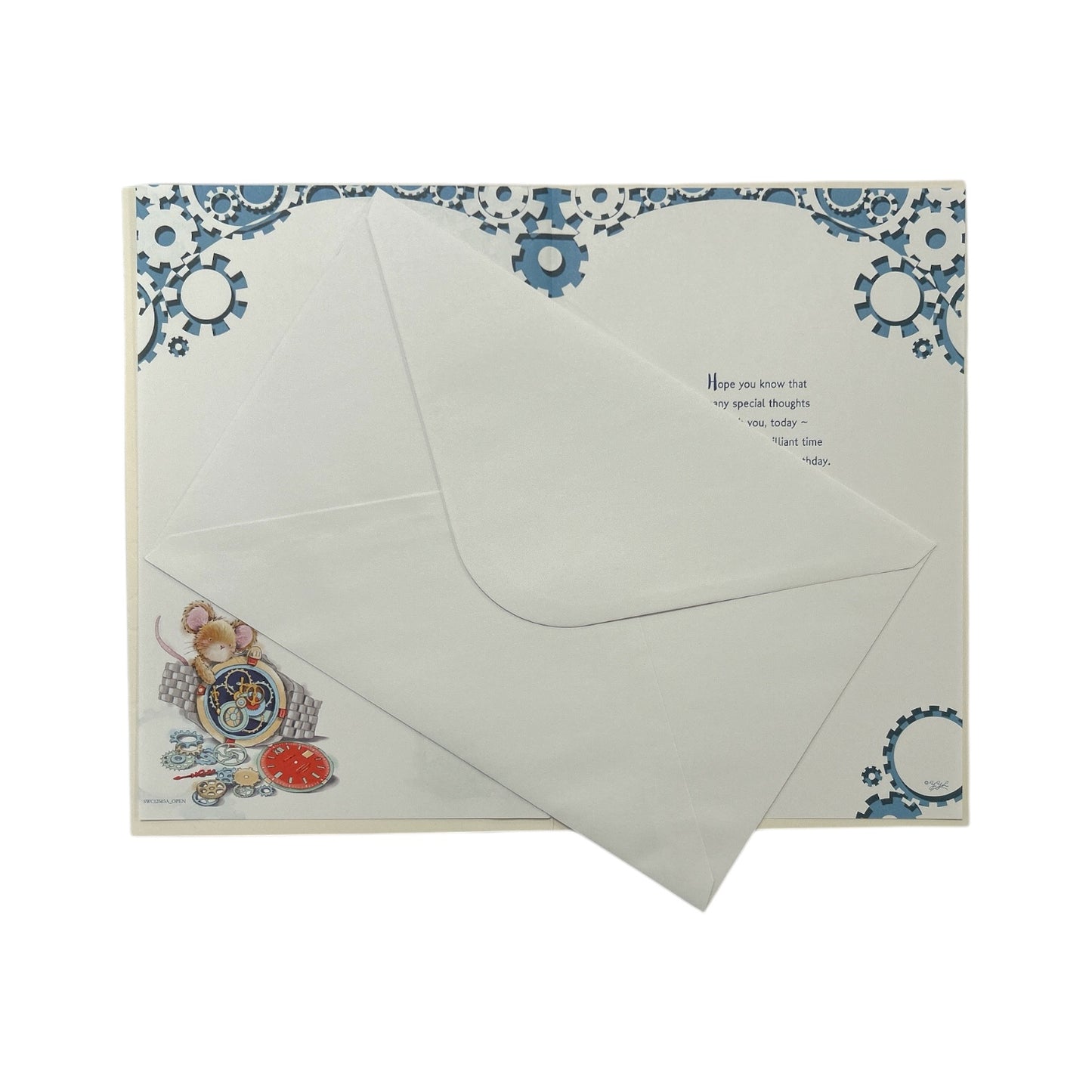 Especially For You Mouse With Watch Design Birthday Card