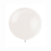 Pack of 6 Linen White 36" Latex Balloons