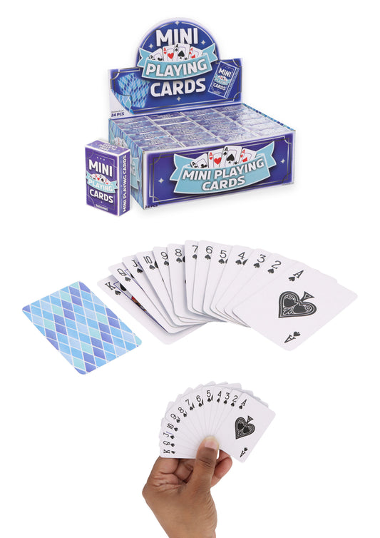 Pack of 24 Mini Playing Cards