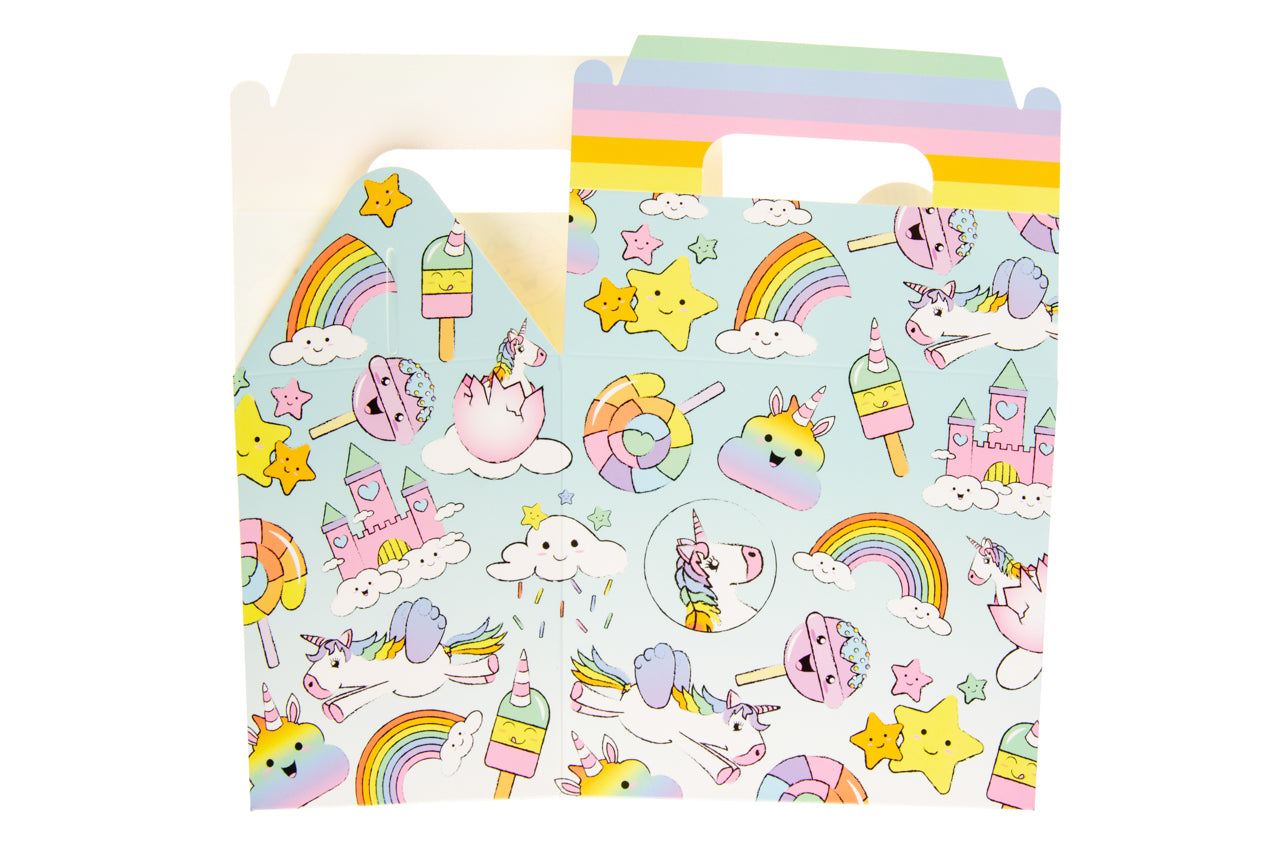 Pack of 12 Unicorn Party Lunch Boxes