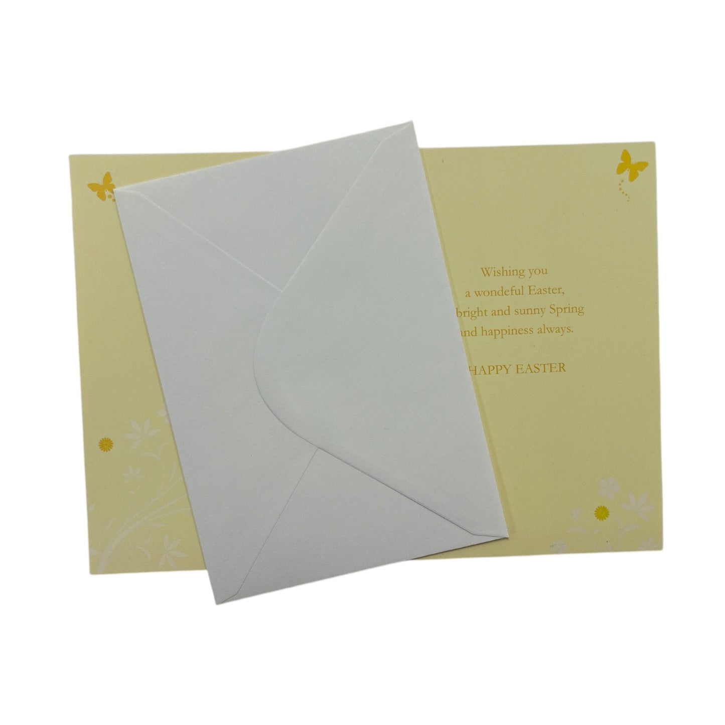 For Goddaughter Spring Daffodils and Butterflies Design Easter Card