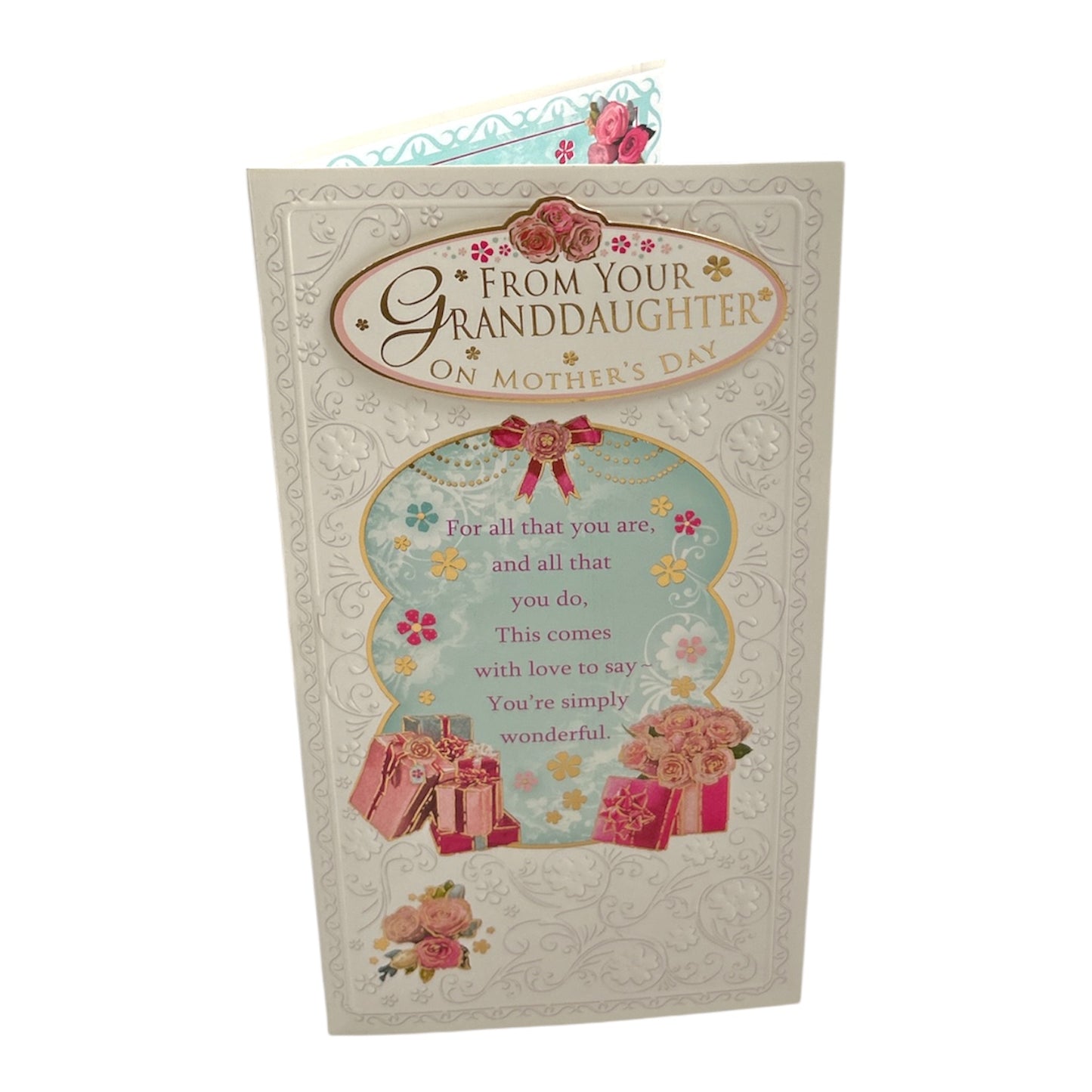 From Your Granddaughter Gifts & Flowers Design Mother’s Day Card