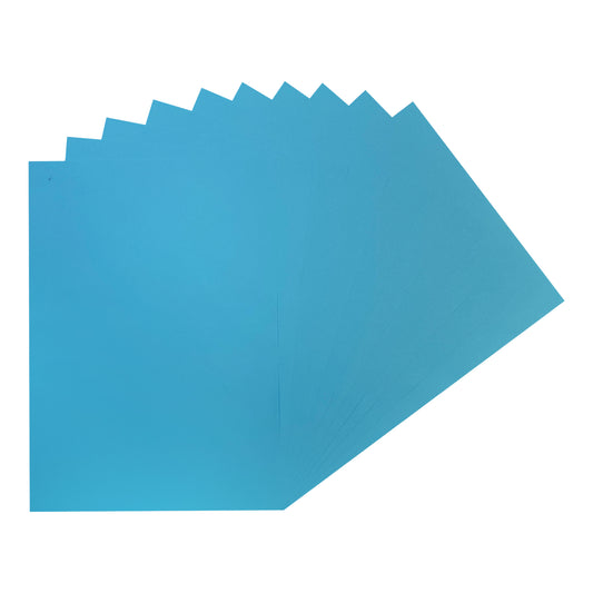 Pack of 100 A4 Light Blue Coloured Paper 75gsm Sheets